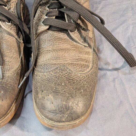 Bed Stu Grey Green Brogue Wingtip Oxford Derby Dress Shoes Men Size 9.5 - Picture 5 of 10